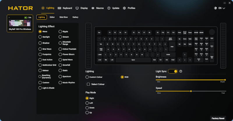 HATOR Skyfall 100 Pro Wireless gaming tastatur med lydløse mekaniske switches.png